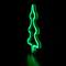 9.5" Green Neon LED Christmas Tree Window Silhouette